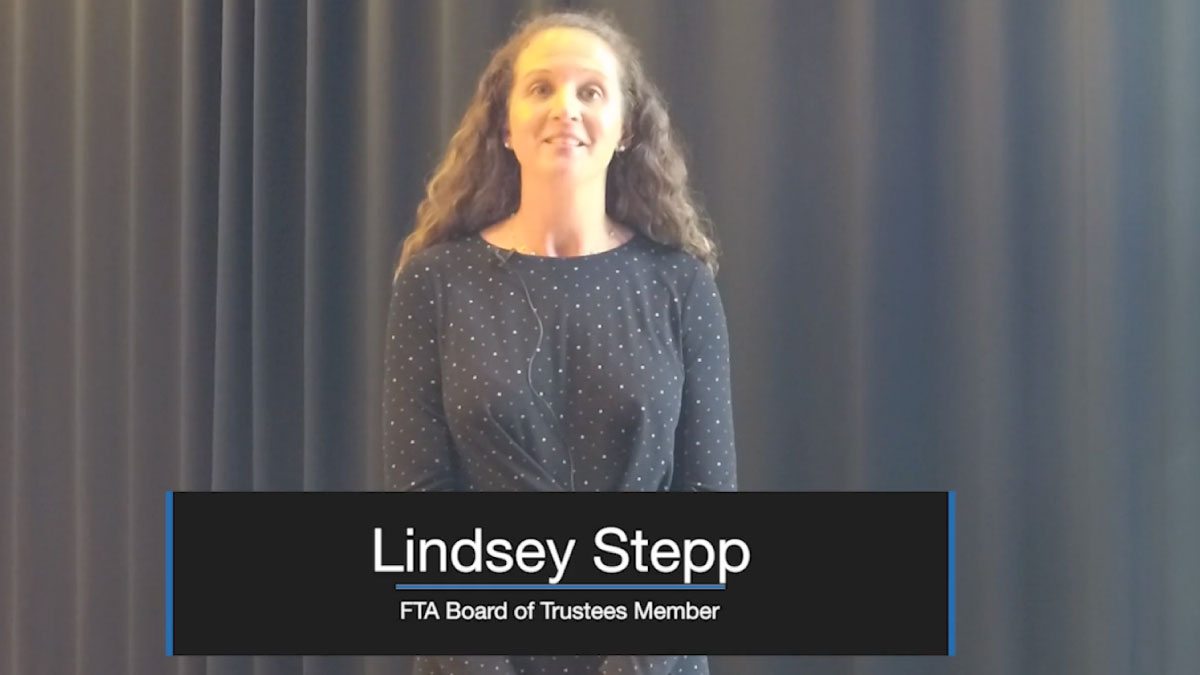 Lindsey Stepp, FTA Board of Trustees Member